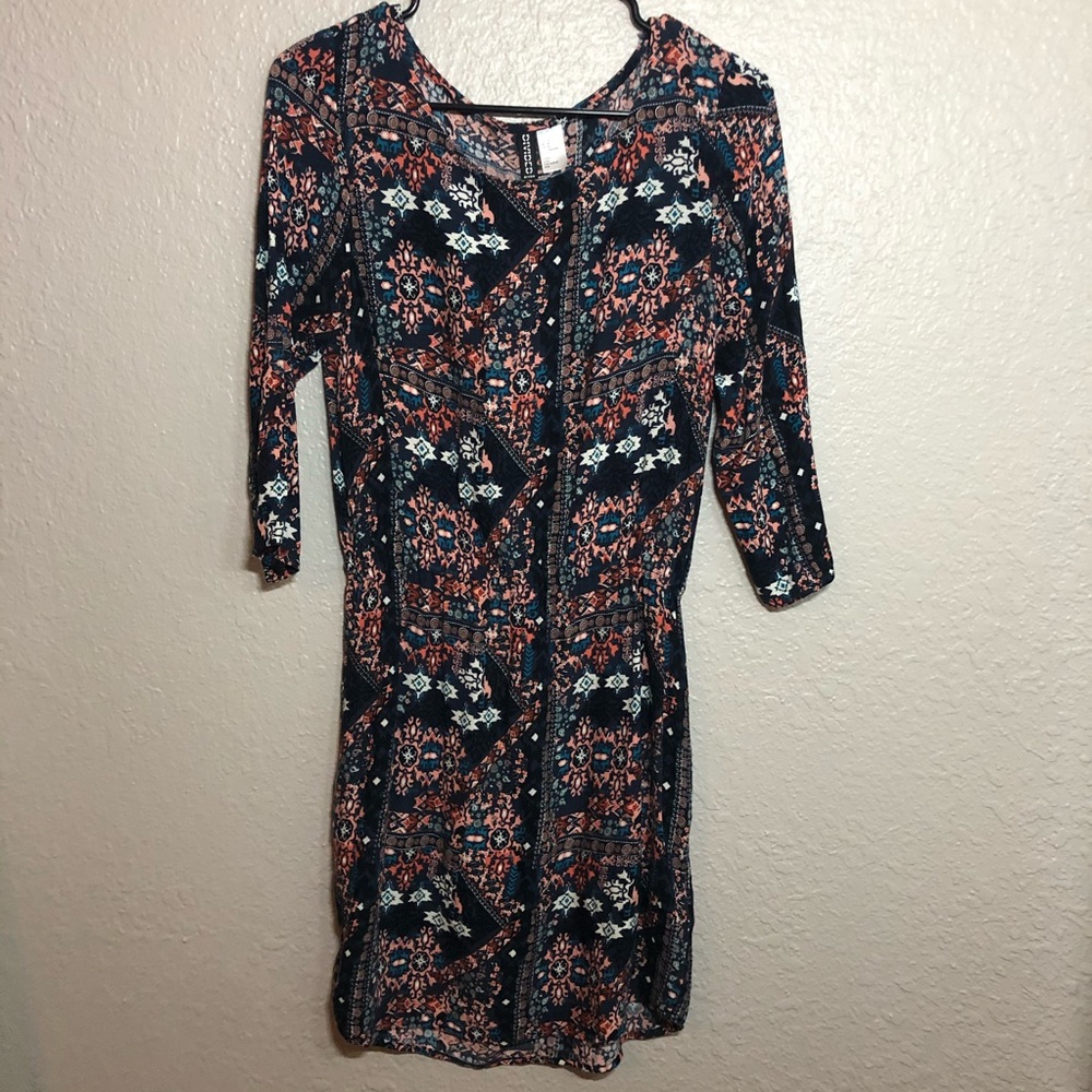 Patterned Summer Sun Dress, size 6